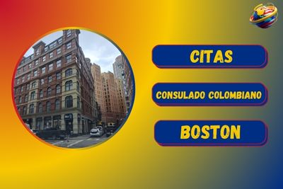 Cita consulado colombiano en Boston