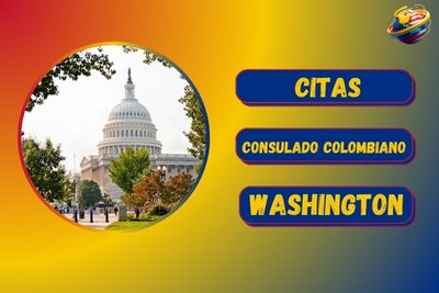 Cita consulado colombiano en Washington